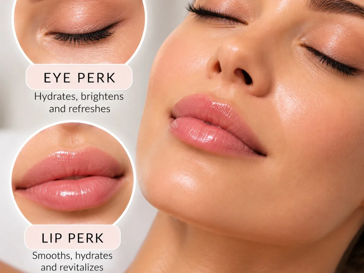 Perfect Your HydraFacial™ Glow: Eyes AND Lips Perks